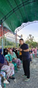 Kondisi Panas Terik Tidak Menghalangi Masyarakat Buluri Bertemu Hadianto Rasyid