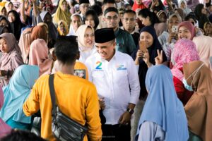 Kampanye di Desa Siniu, Anwar Hafid Komitmen Memimpin dengan Berkah