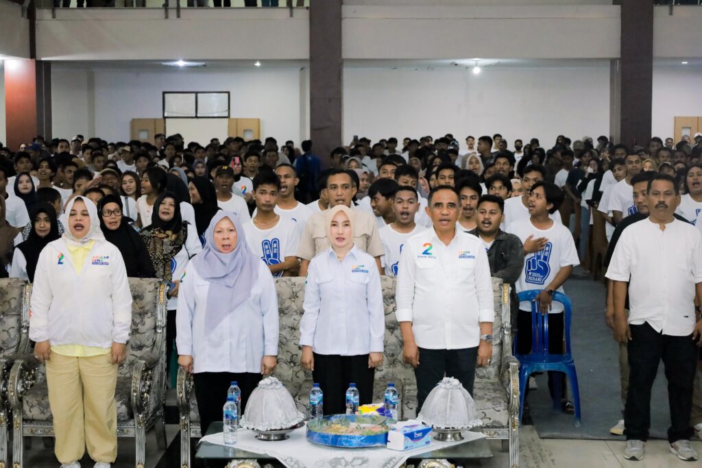 Ribuan Generasi Muda Babasalan Deklarasi Dukung Anwar-Reny di Pilgub Sulteng 2024