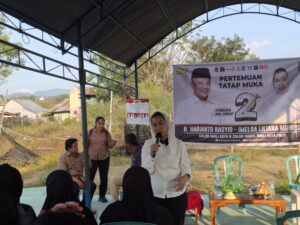 Kampanye di Lasoani, Imelda Paparkan  Keberhasilan Hadianto Rasyid