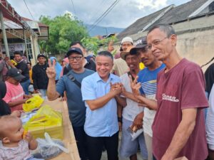 Kampanye Bersama Komunitas Penjual Sayur, Hadianto Janji Bangun Pasar Inpres Manonda Tiga Lantai