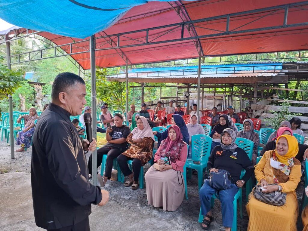 Kampanye di BTN Roviga, Hadianto Sampaikan Program Urban Acupuncture