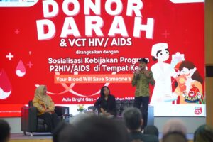 HUT ke-67 Pertamina, Regional Sulawesi Gelar Donor Darah dan VCT HIV/AIDS