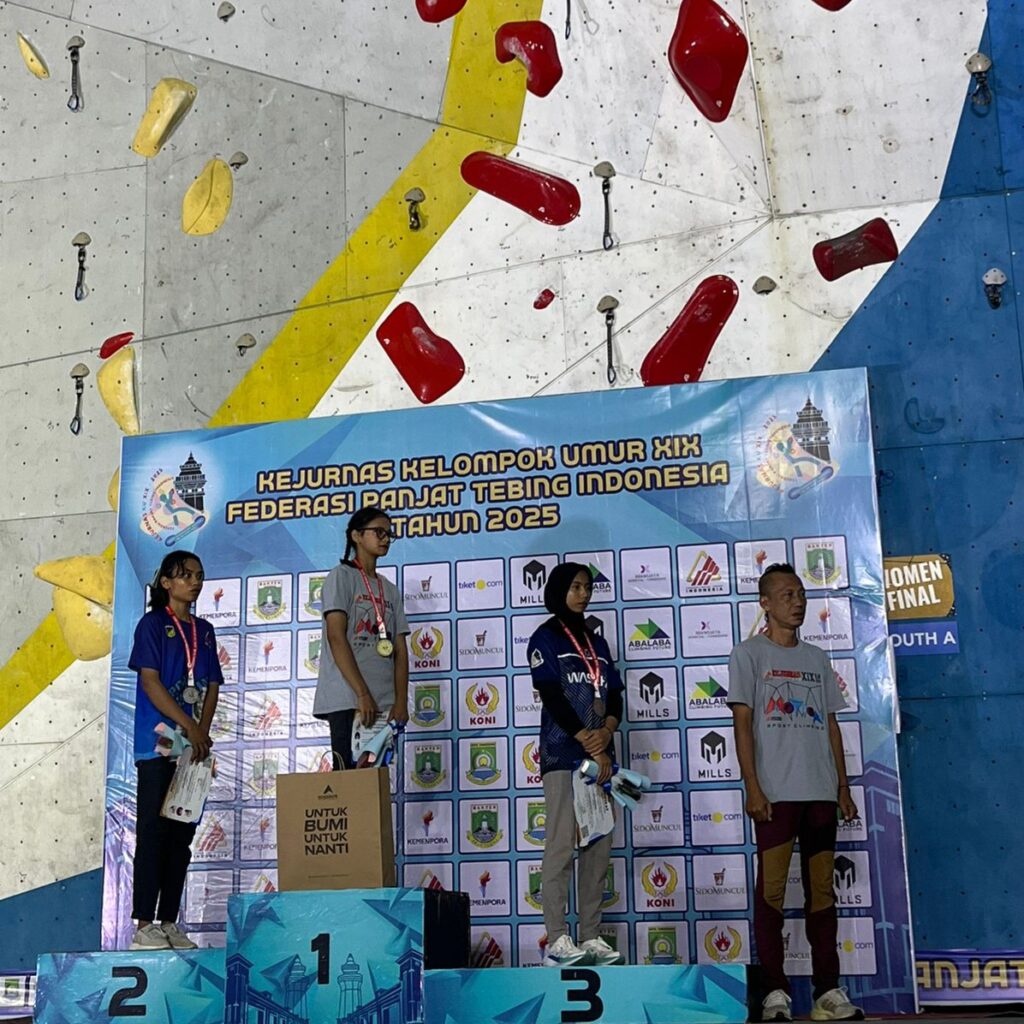 Kinaya Maulidyah, Atlet Panjat Tebing Asal Sulteng Raih Perak di Kejurnas KU XIX 2025