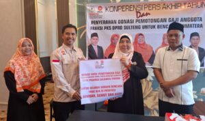 Fraksi PKS DPRD Sulteng Donasikan 100 Persen Gaji untuk Bencana Sumatera
