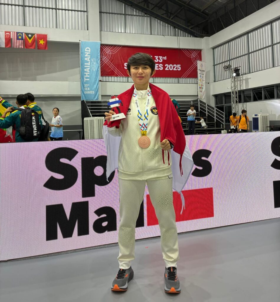 Akyko Micheel Kapito, Atlet Teqball Sulteng Sumbang Medali Perunggu di SEA Games 2025 Thailand