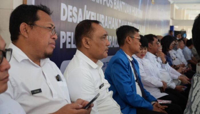 Sekretaris DPRD Sulteng Hadiri Peresmian 2.017 Pos Bantuan Hukum