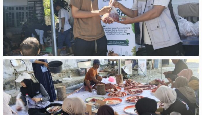 MORA Tebar Kurban di Kota Palu dan Pelosok Parigi Moutong 