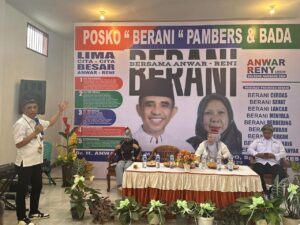 Anwar Hafid dan dr. Reny Lamadjido Resmikan Posko Kemenangan BERANI Pambers dan Bada