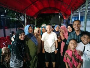 Hujan Deras, Hadianto Tetap Temui Warga di Pengawu