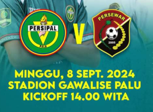 Nonton Persipal Palu VS Persewar Waropen Gratis untuk Masyarakat