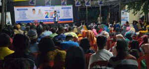 Kampanye di Taopa, Anwar Hafid Disambut Teriakan “Coblos Nomor 2”