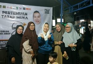 Kampanye di Jalan Kunduri, Imelda Sosialisasikan Program Kerja dan Aplikasi SanguPalu
