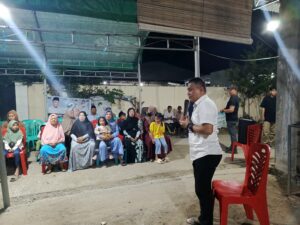 Jelang Akhir Masa Kampanye, Hadianto Rasyid Temui Masyarakat Jalan Puro Tondo