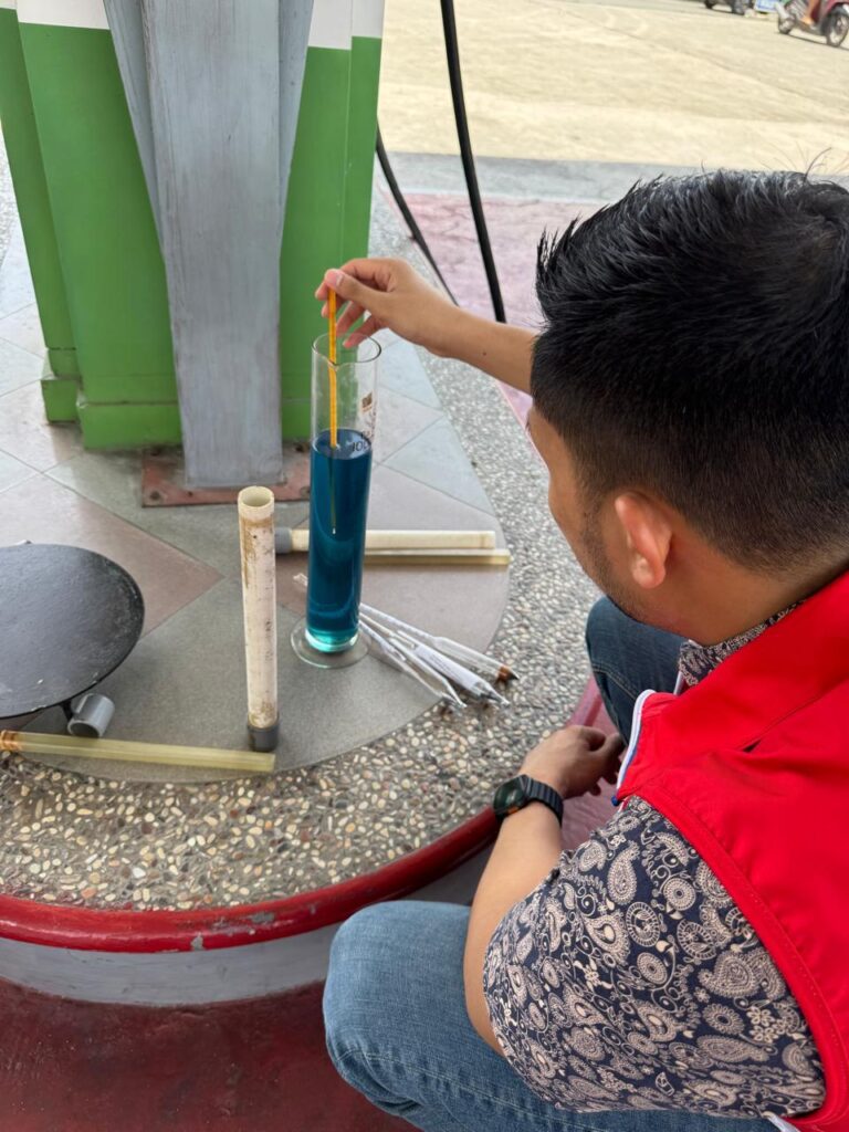 PASTIKAN PELAYANAN PRIMA,  Pertamina Sulawesi Rutin Lakukan Uji Tera di SPBU Sulteng