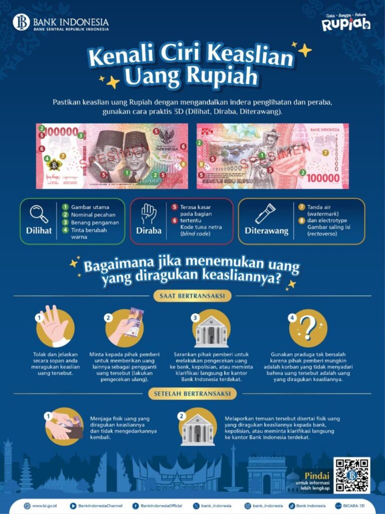 Marak UPAL, BI Sulteng Minta Masyarakat Kenali Keaslian Rupiah 