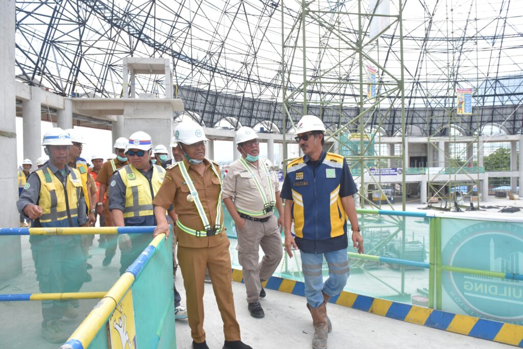 Progres Pembangunan Masjid Raya Sulteng 60 Persen