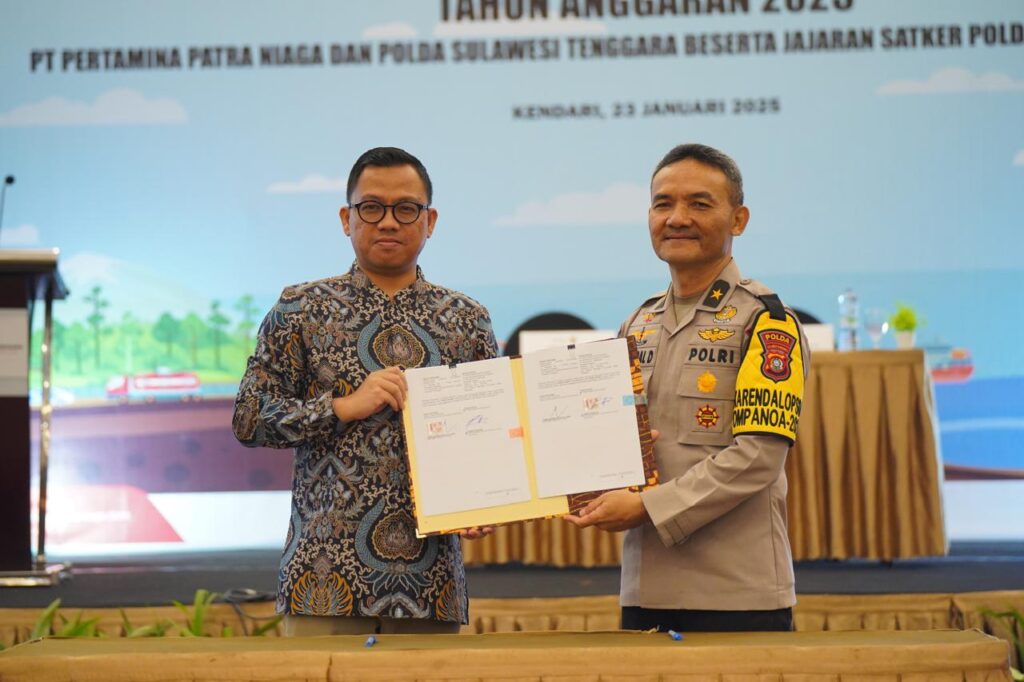 Pertamina dan Polda Sultra Kerjasama Pembelian BBM dan Pelumas Tahun 2025