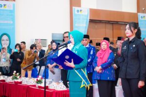 Sry Nirwanti Bahasoan Lantik 11 Ketua TP PKK Kabupaten/Kota