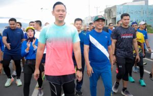 AHY dan Gubernur Anwar Hafid Tinjau Jembatan IV Palu