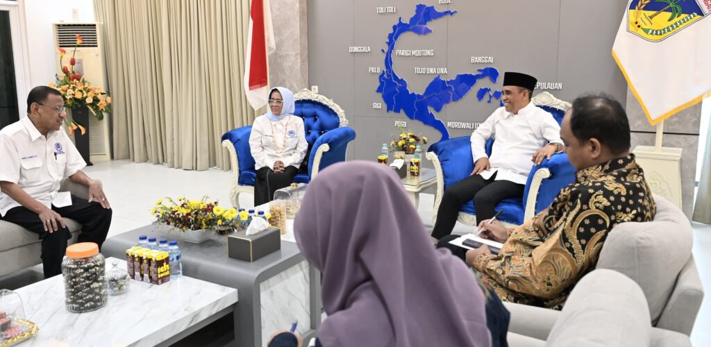Gubernur Sulteng Terima Audiensi Gapensi, Bahas Peran Strategis dalam Pembangunan Infrastruktur