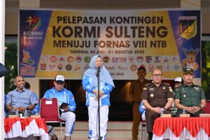 Pemprov Sulteng Lepas 396 Pegiat Olahraga untuk FORNAS VIII NTB