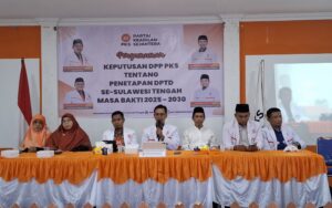 Regenerasi Kepemimpinan,  PKS Tetapkan Pengurus DPTD se-Sulteng Periode 2025-2030