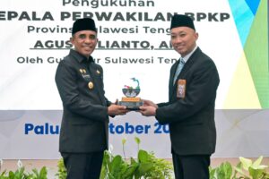 Kepala BPKP Sulteng Dikukuhkan, Gubernur Anwar Hafid Dorong Penguatan Tata Kelola Keuangan Daerah