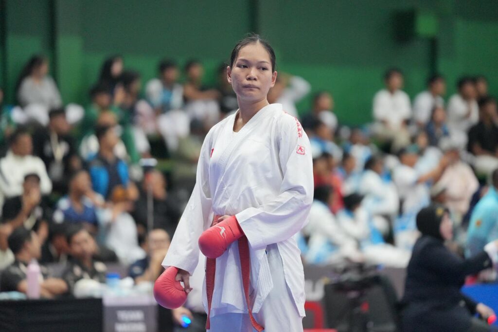 Atlet Karate Sulteng Reyva Imelda Sambenthiro Sumbang Medali Perunggu di PON Beladiri 2025