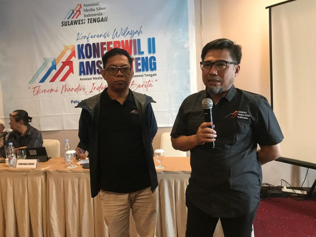Muhammad Iqbal–Abdullah K Mari Terpilih Kembali Pimpin AMSI Sulteng 2026–2030