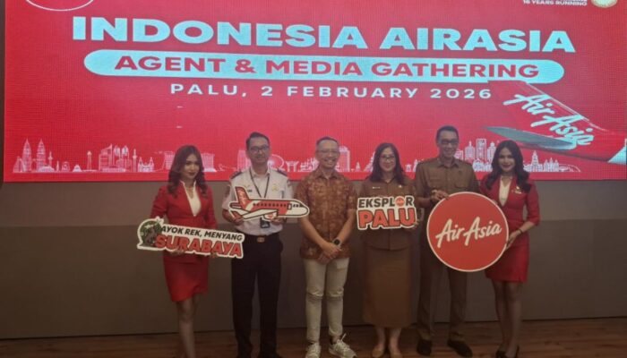 Hadir di Palu, AirAsia Buka Rute ke Surabaya dan Kendari Mulai 7 Maret 2026