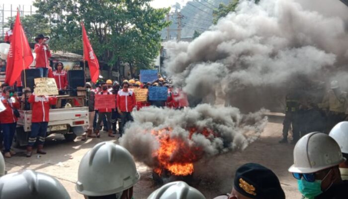 Unjuk Rasa Serikat Buruh, Dua Petugas Keamanan IMIP Terluka