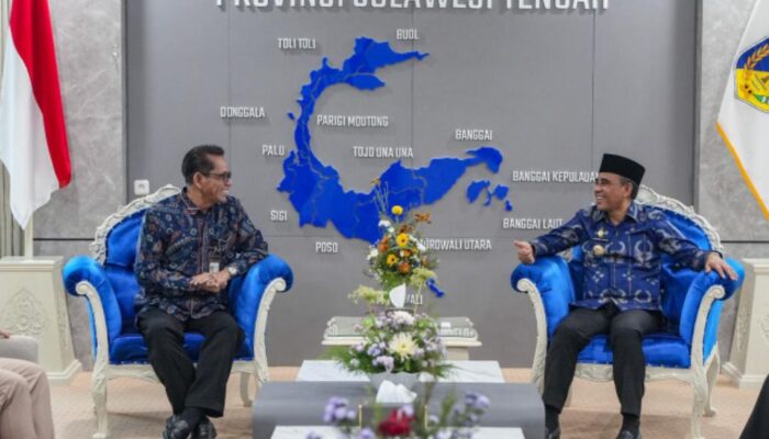 Terima Audiensi BPS Sulteng, Gubernur Anwar Hafid Tekankan Kebijakan Pemerintah Berbasis Data