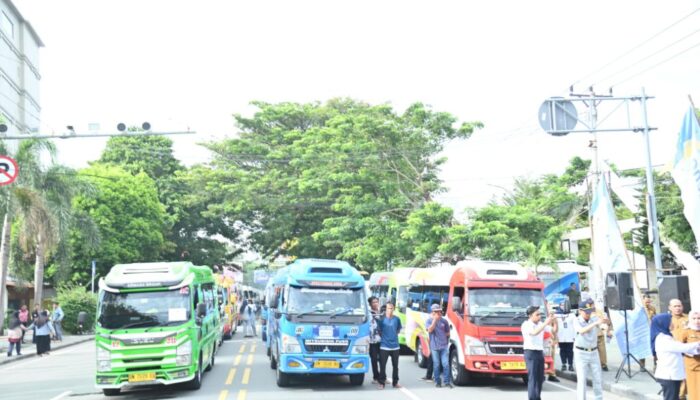 Program Berani Mudik 2026, Wagub Reny Lepas Keberangkatan 1.255 Pemudik