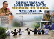 Gubernur Anwar Hafid Bangun Jembatan Gantung Mansungkang Pakai Dana Pribadi